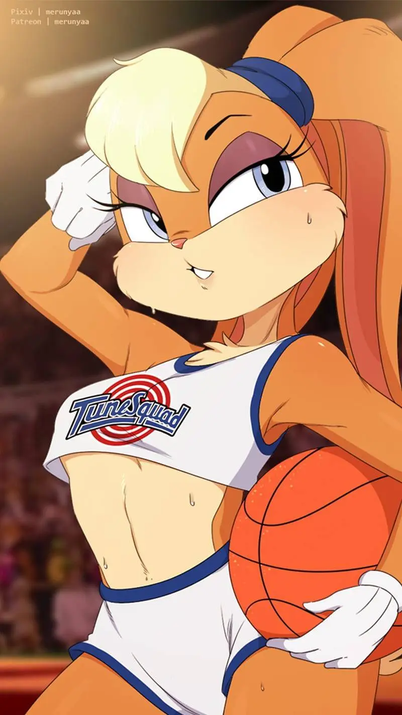 ai character: lola bunny  background