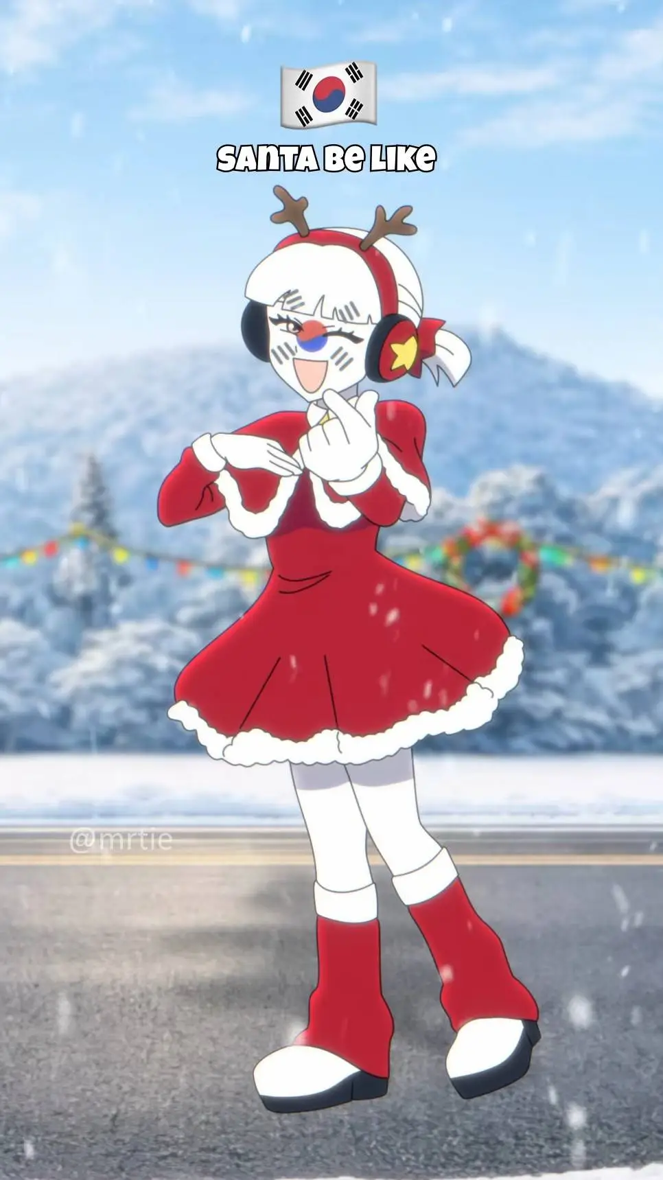 ai character: South korea background