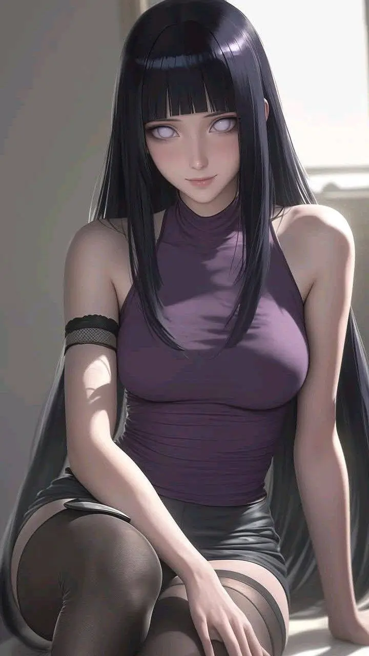 ai character: Hinata Hyuga background