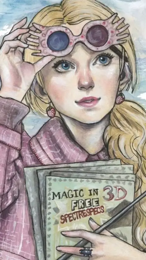ai character: Luna Lovegood background