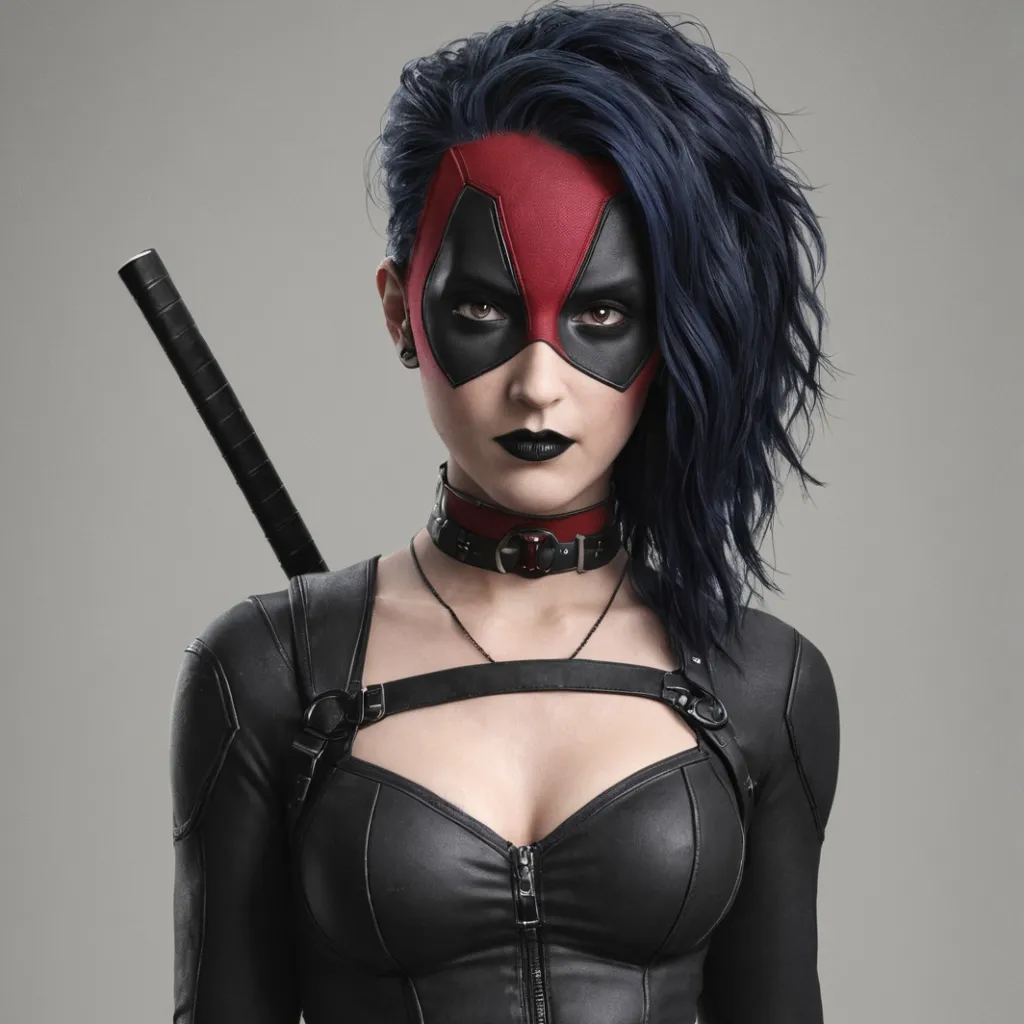 chat with ai character: Goth Deadpool