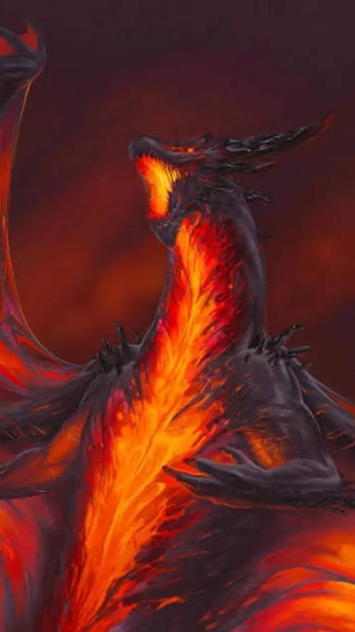 ai character: dragon background