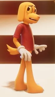 ai character: Scratch background