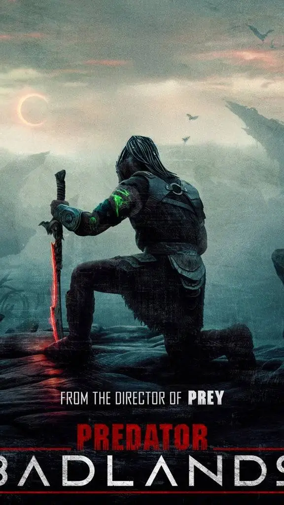 ai character: Predator badlands  background