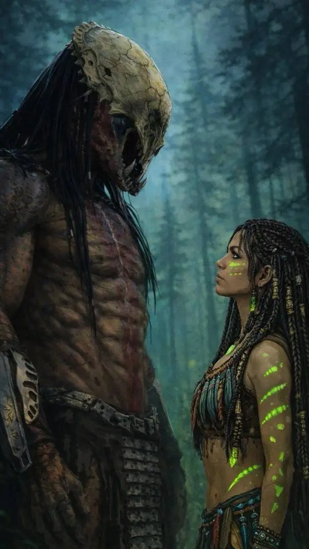 ai character: feral predator  background