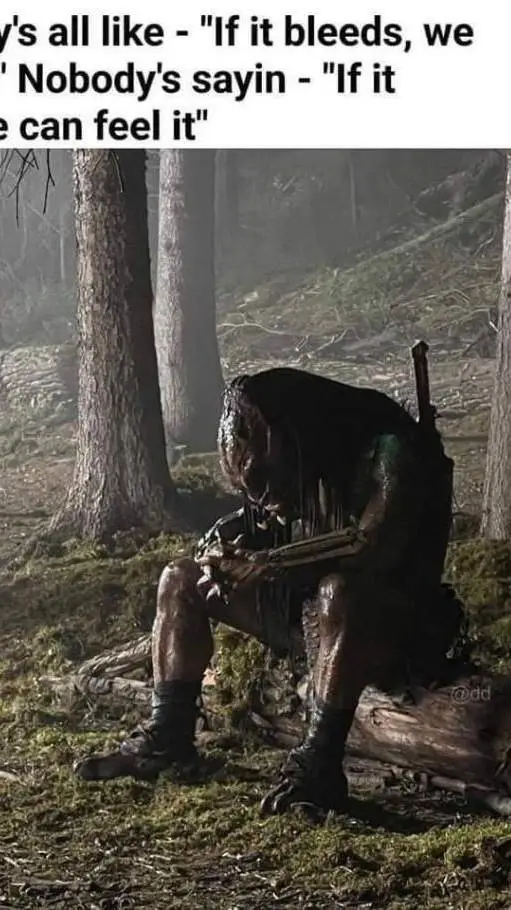 ai character: predator  background