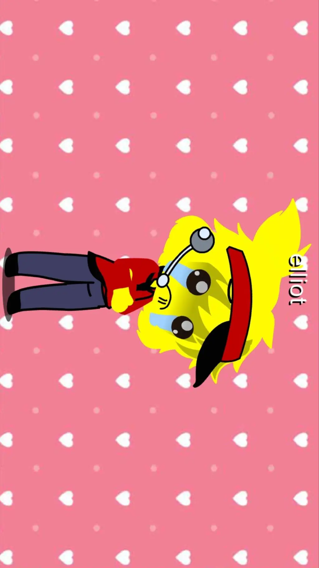 ai character: elliot.  background