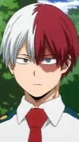 ai character: 🔥Shoto ❄️  background