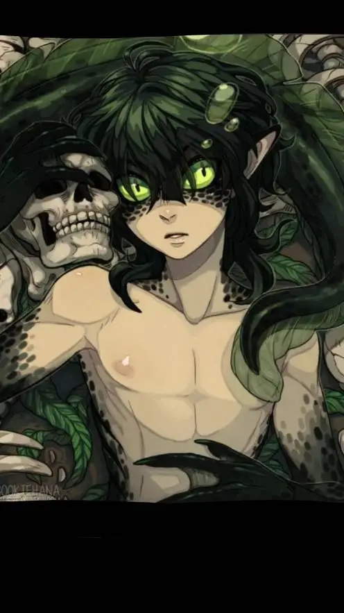 ai character: Alex/lake monster background