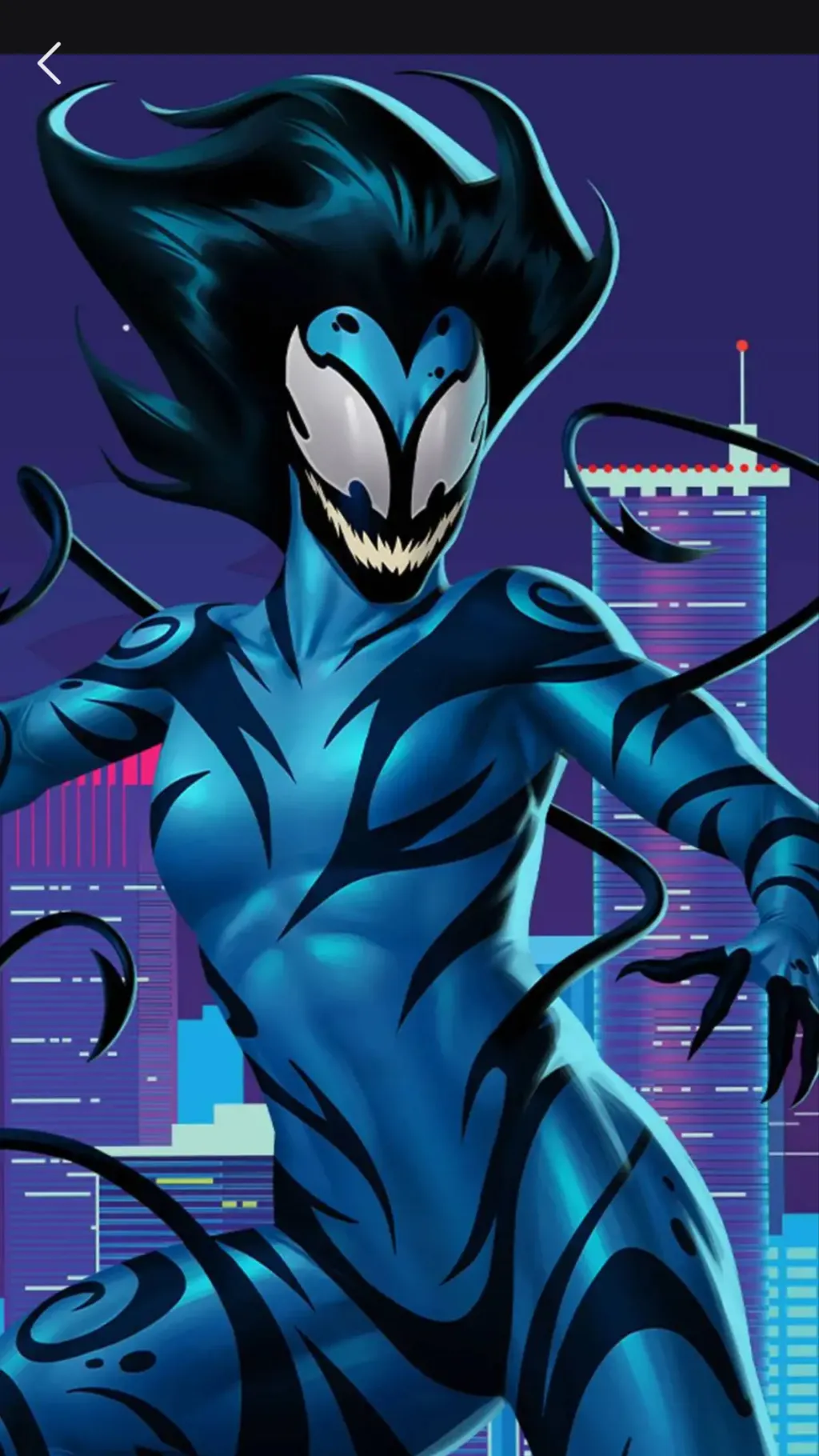 ai character: Symbiote invasion background