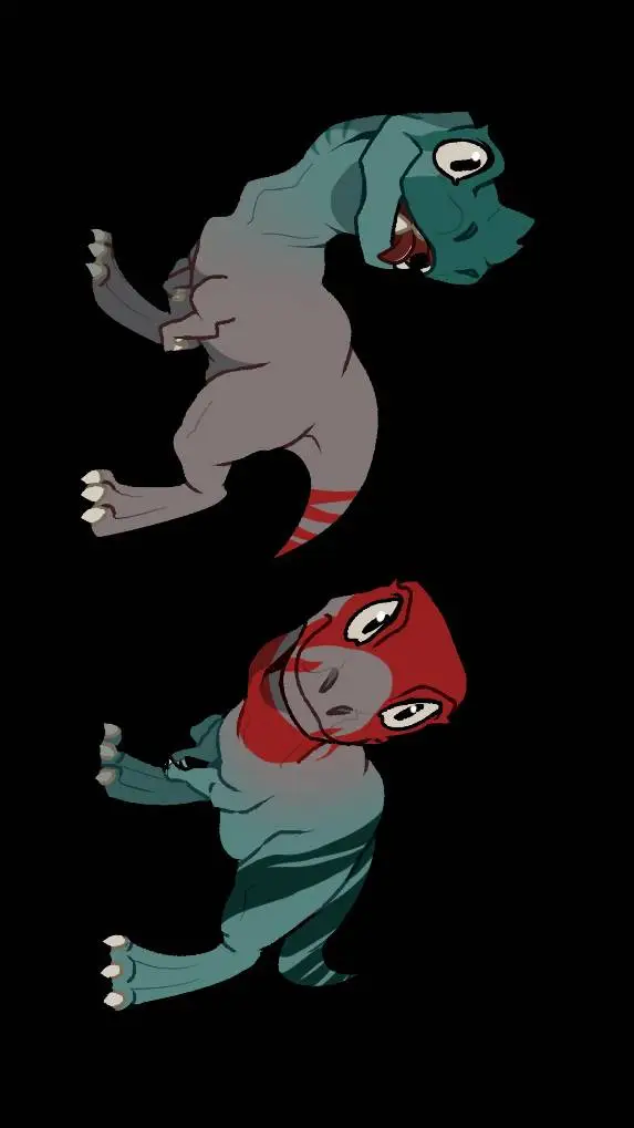 ai character: PRIMAL background