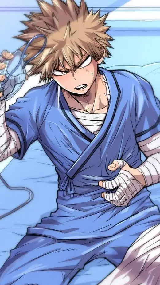 ai character: Katsuki after war background