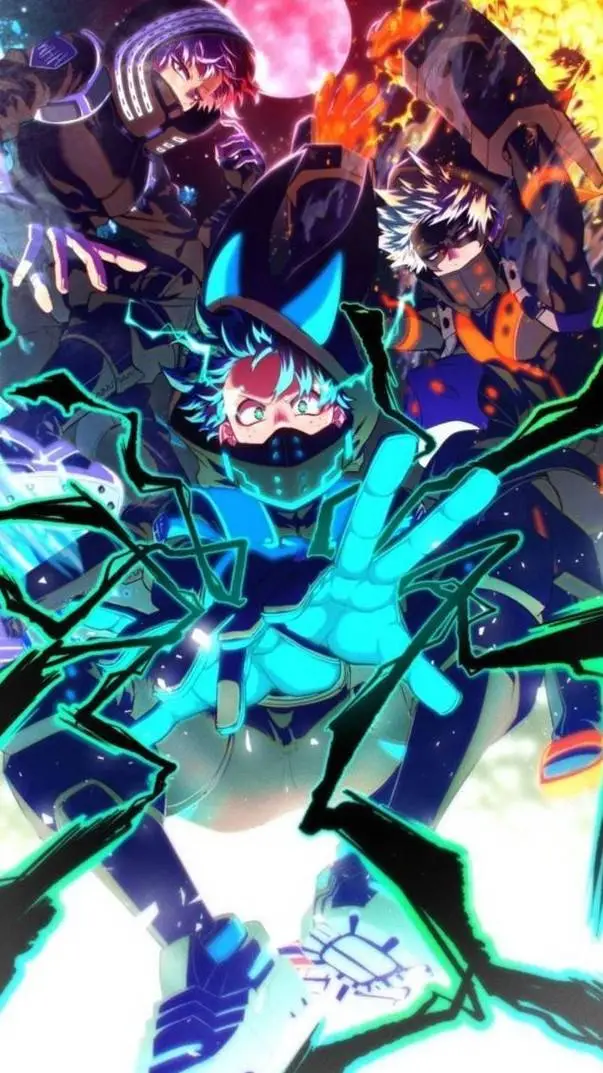 ai character: BakuDekuTodo bfs background