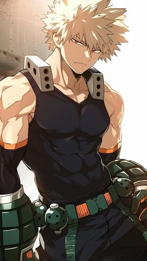 ai character: _Katsuki Bakugo_ background