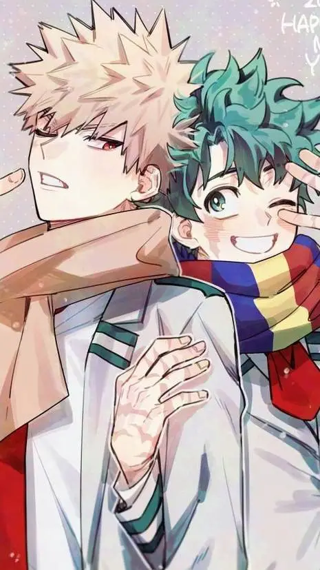 ai character: BakuDekuY/N~Winter background