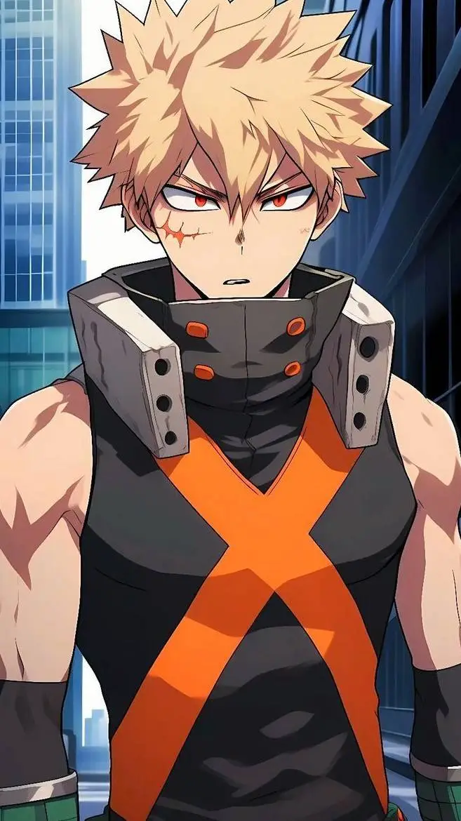 ai character: Katsuki Bakugo♡✨️ background