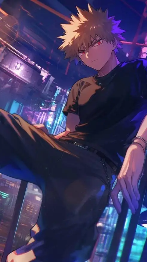 ai character: Bakugo Katsuki ✨️? background