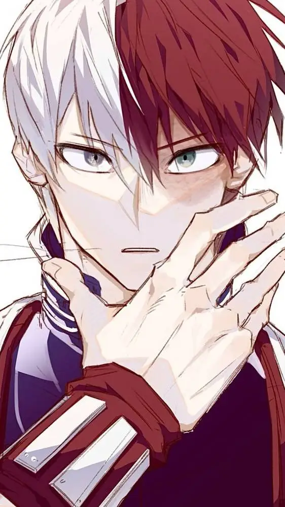 ai character: Todoroki Shoto❄️ background
