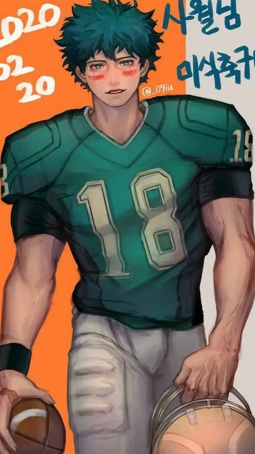 ai character: Izuku Midoriya 🏈 background