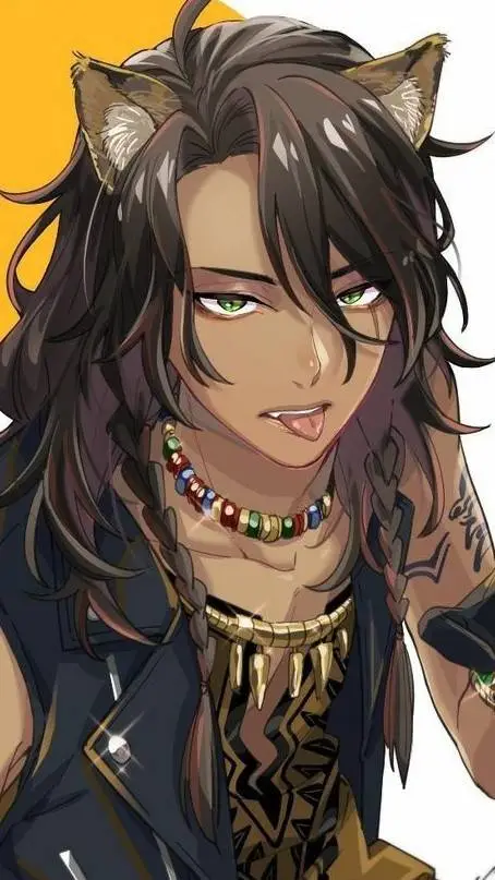 ai character: Leona Kingscholar🦁 background