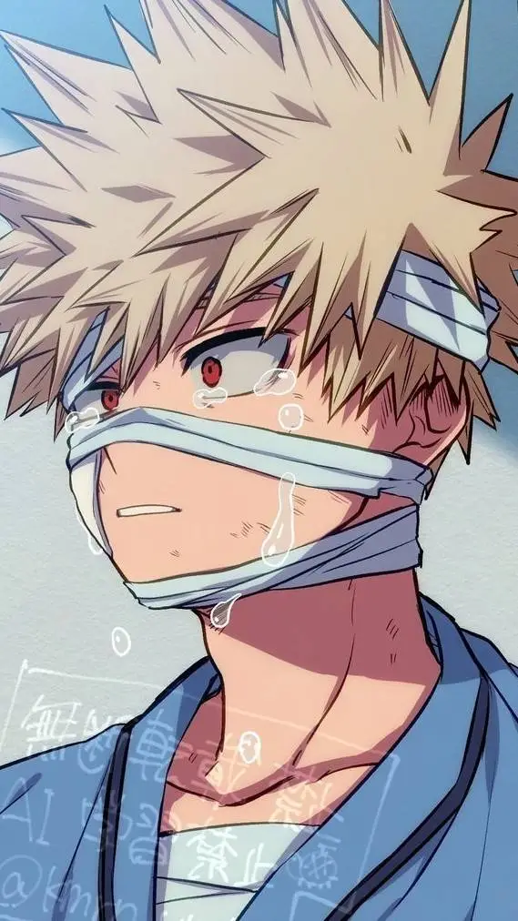 ai character: Katsuki after war background