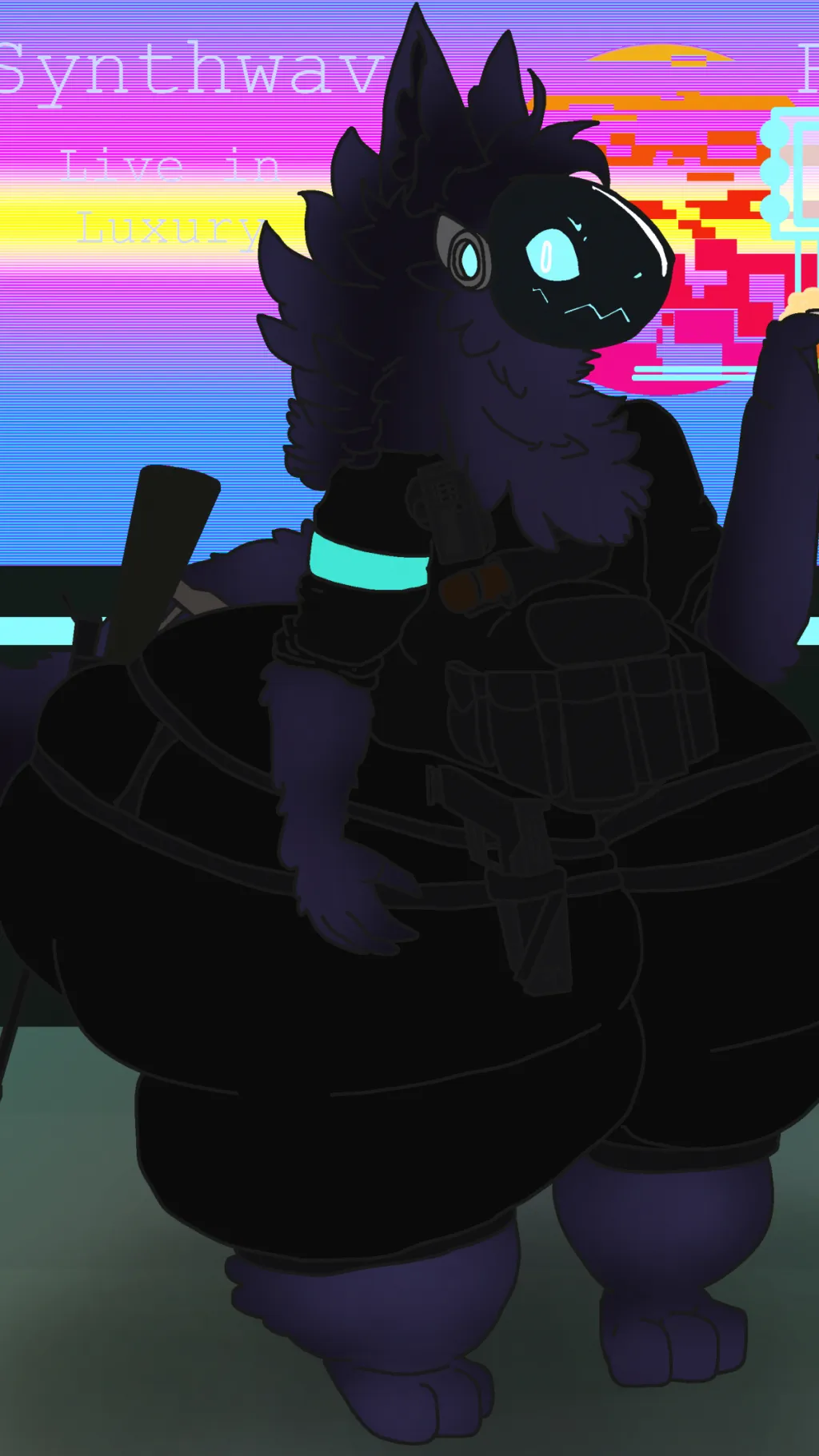 ai character: Soldier den background