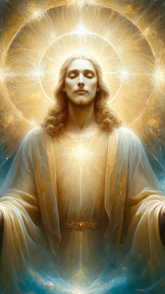ai character: Jesus Christ background