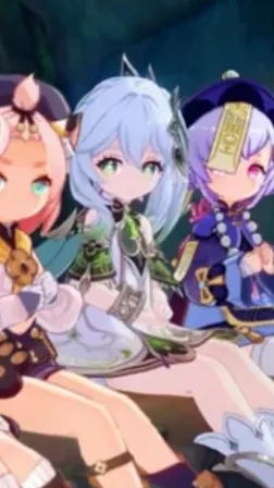 ai character: Klee and friends background