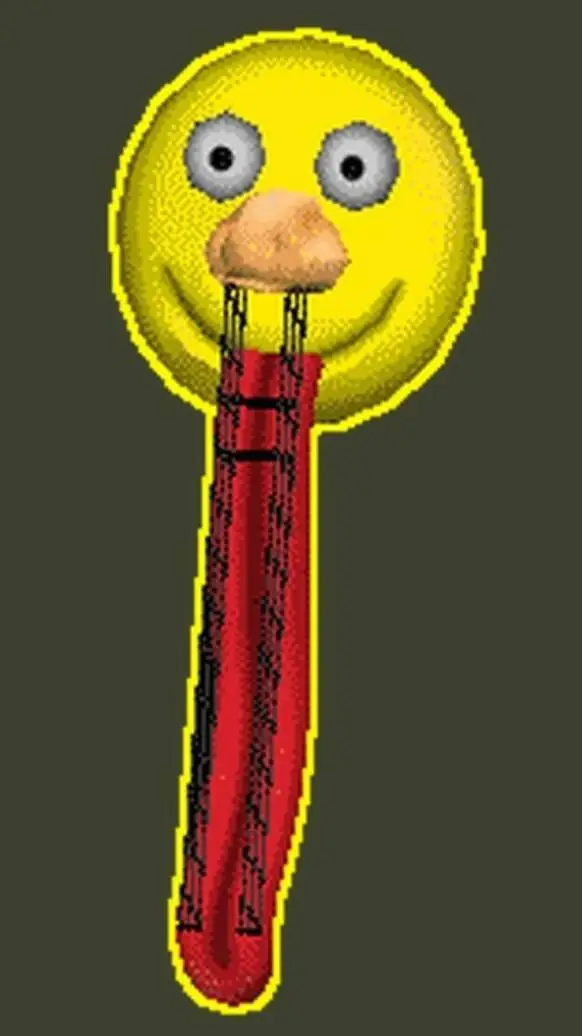 ai character: Silly guitar background