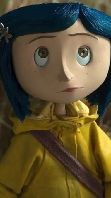 ai character: Coraline jones😼 background