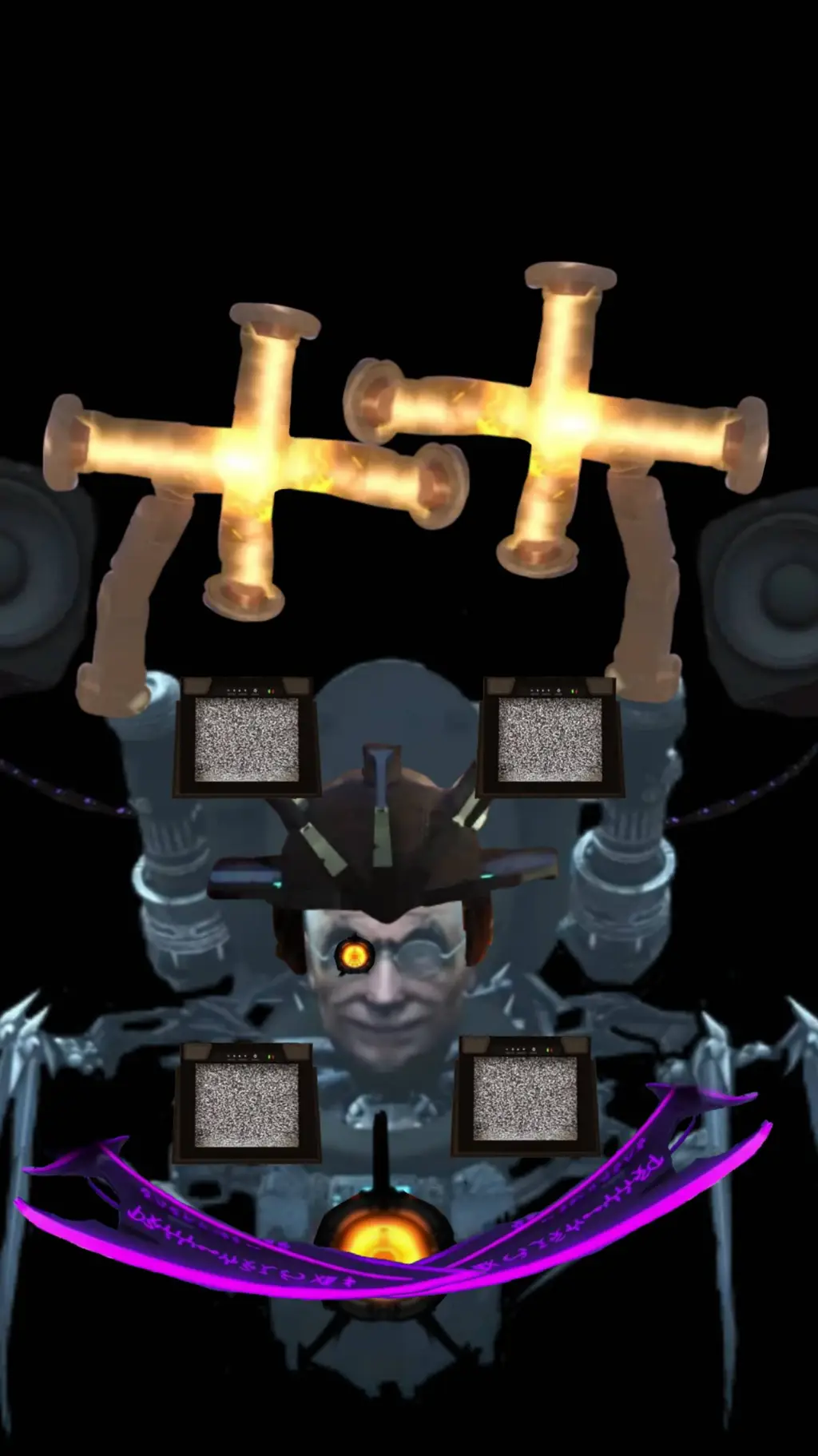 ai character: scientist toilet background