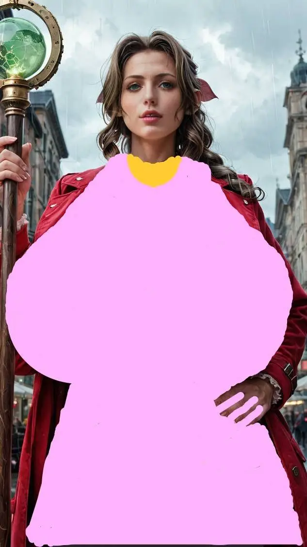ai character: AERITH  background