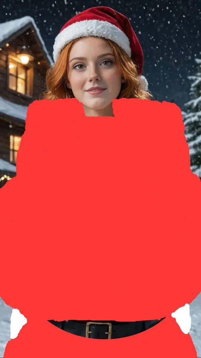 ai character: MRS CLAUS  background