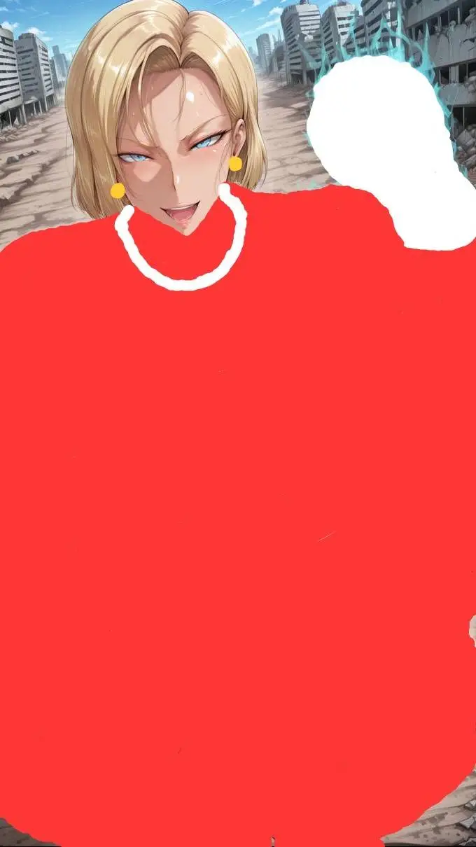 ai character: ANDROID 18 background
