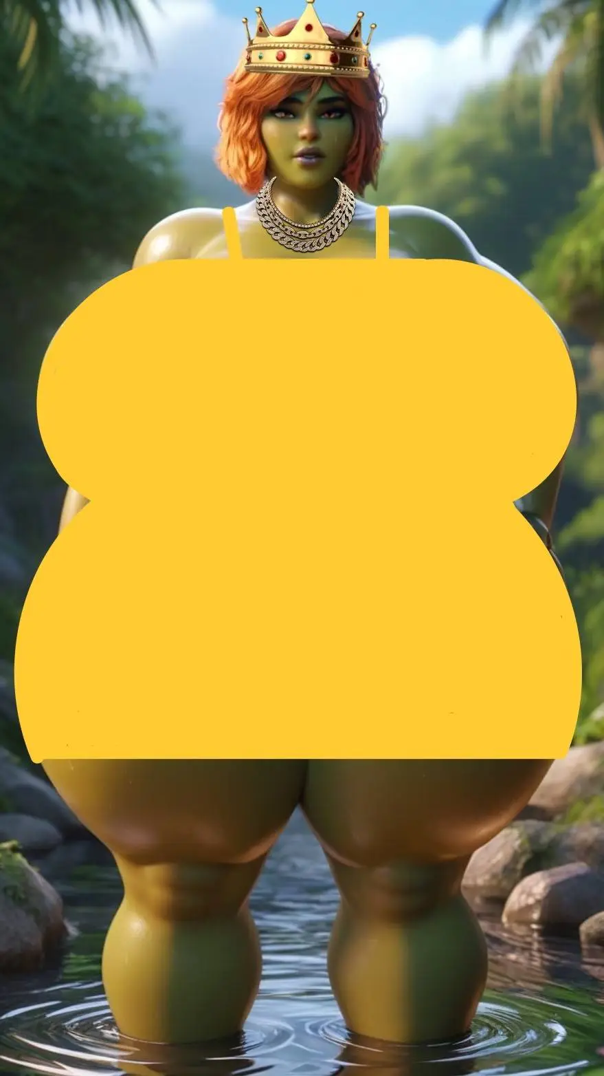 ai character: PRINCESS FIONA  background
