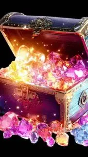 ai character: rainbow chest  background