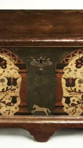 ai character: German chest background