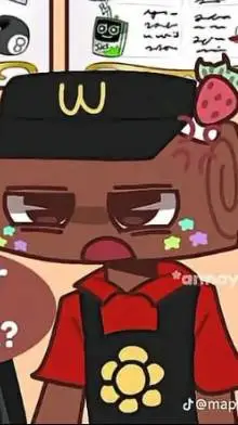 ai character: fruitcake background
