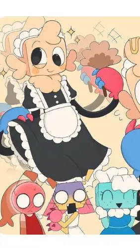ai character: maid goob background