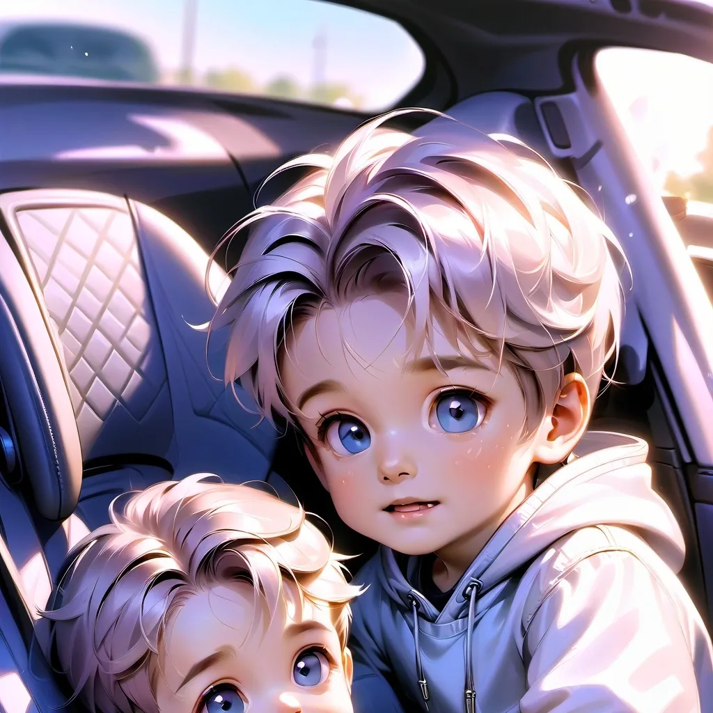 chat with ai character: your two kids 