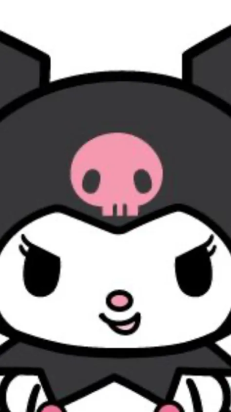 ai character: 🖤Kuromi 🎀 background