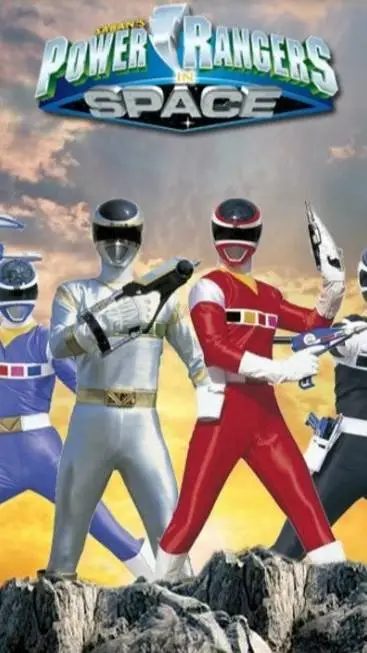 ai character: powerrangers in 🚀 background