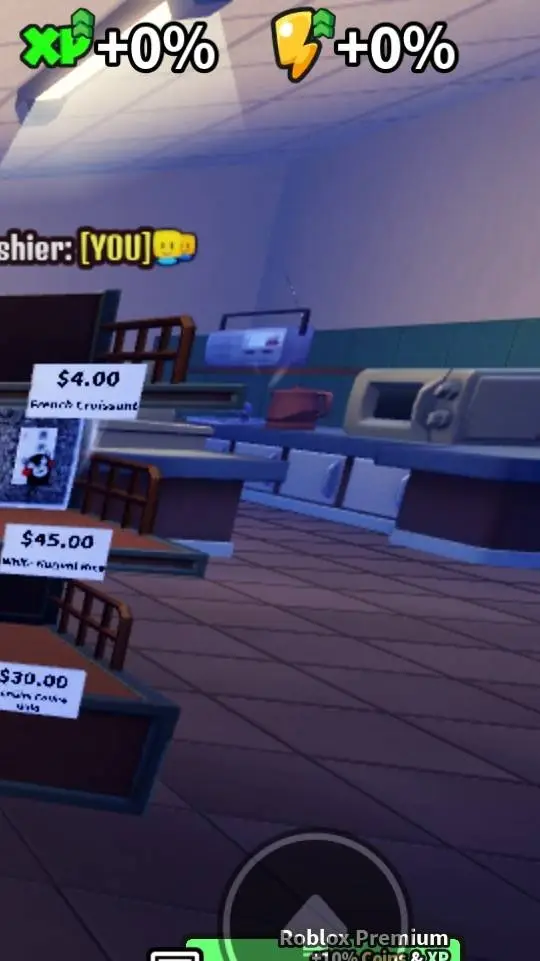 ai character: superstore background