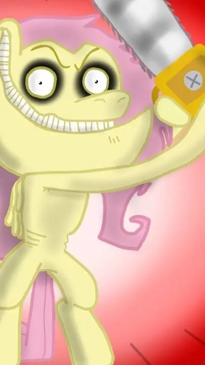 ai character: Fluttershy (shed)  background