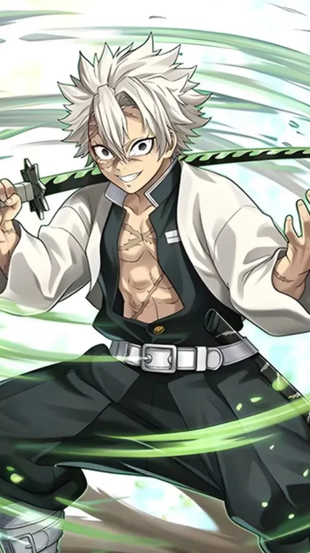 ai character: Sanemi x Giyu  background