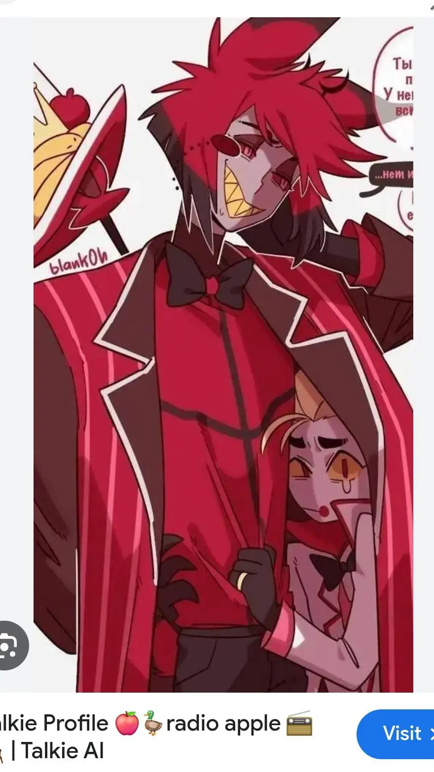 ai character: Radioapple  background