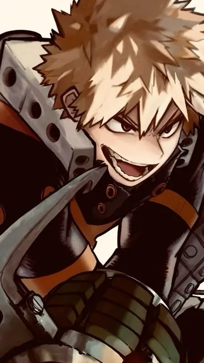 ai character: Katsuki Bakugo background