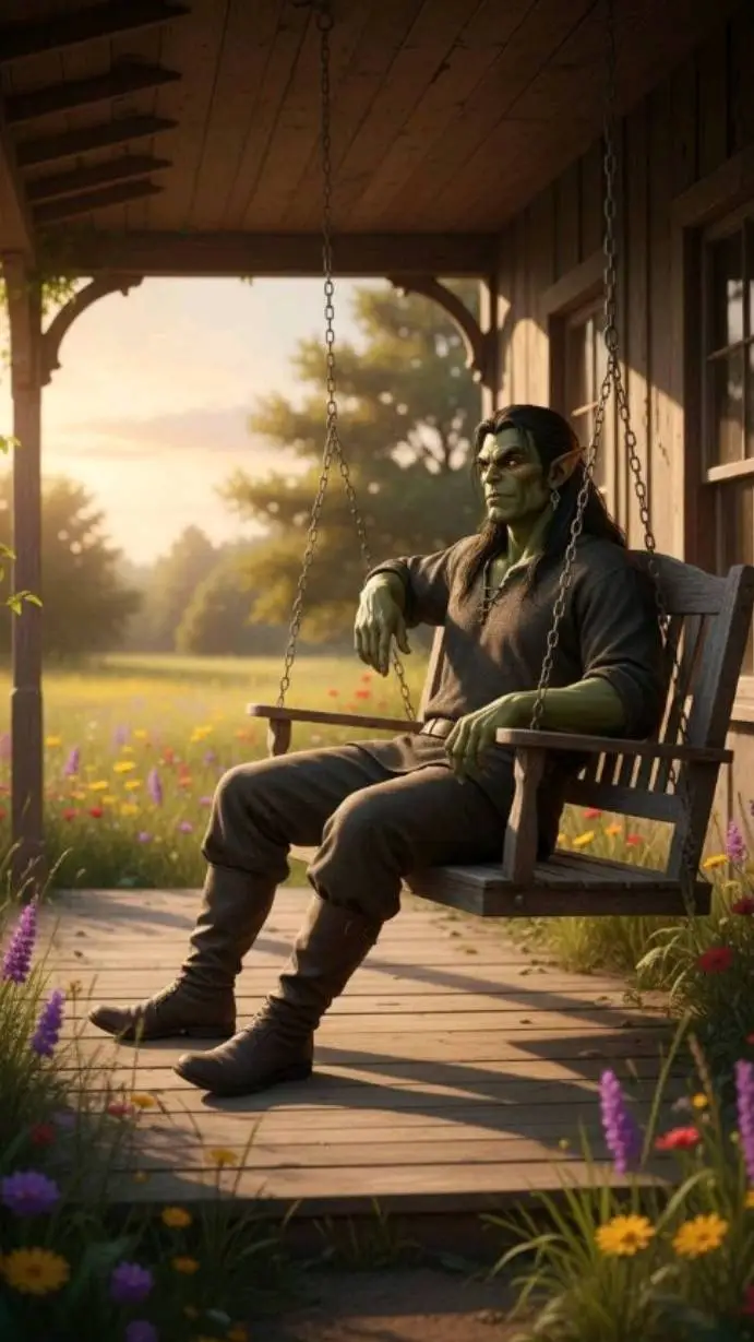 ai character: CHIEF RAM SHAW background