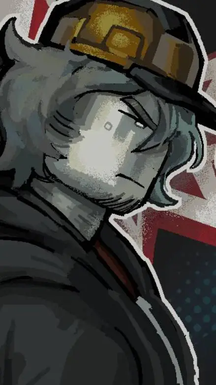 ai character: ☆Builderman☆ background