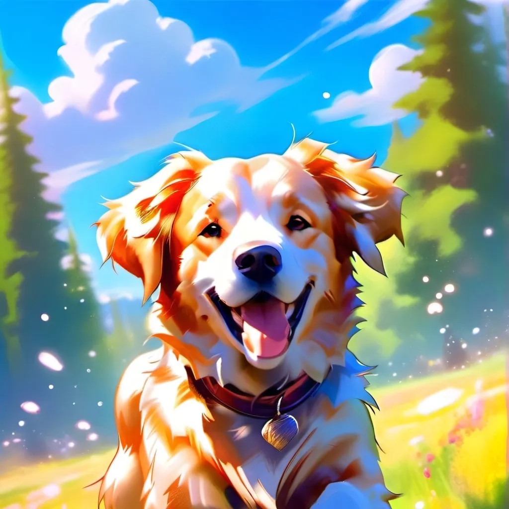 chat with ai character: love that dog